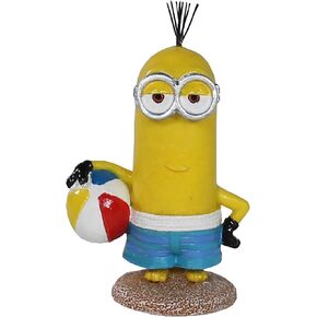 Penn-Plax Minions Officially Licensed Aquarium Ornament – Beach Buddy Kevin – Safe for Freshwater and Saltwater Fish Tanks – Small