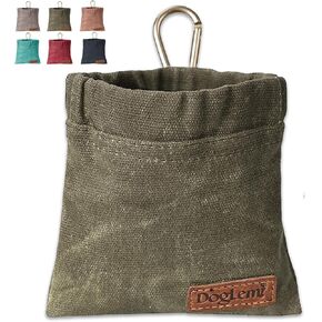 Dog Treat Bag, Puppy Dog Training Pouch Hands-Free Training Dog Treat Pouch, Includes Carabiner, for Pet Puppy Travel or Outdoor Use (Peacock Blue)