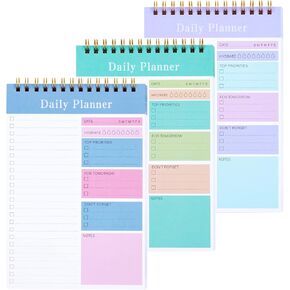To Do List Notepad, 52 Sheets Undated Daily Planner 2025, 5.2"x7.8" To Do List Notebook, To Do List Planner for School/Office Supplies