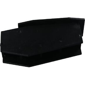 حامل فرشاة المكياج في Dohobby Coffin ، منظم مكتب القوطية الأسود ، حامل كأس القلم رصاص للمكتب المنزلي للرجال والمرأة