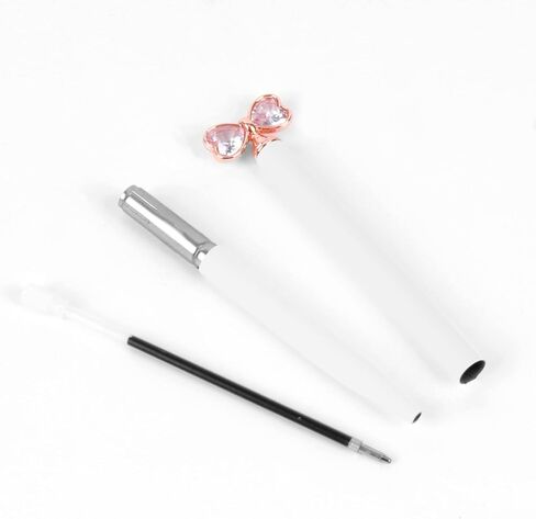 6 PCS Bow Crystal Diamond Ballpoint Bling Metal Ballpoint Pen Office Supplies Gift Pens in Saudi Arabia