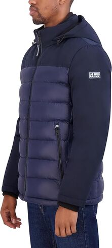 Nautica Men's Mixed Media Puffer in Saudi Arabia