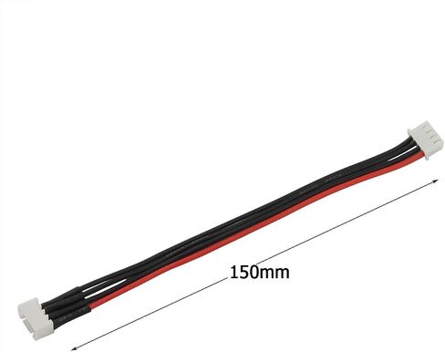2pcs 15cm JST-XH 2S LiPo Balance Power Cable Connector 22AWG Extended Charging Wire Male Female Plug for RC Drone FPV Quadcopter Rechargeable Lipo Battery Charger DIY in Kuwait