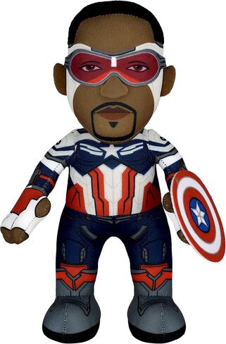 Bleacher Creatures Marvel Captain America 10" Plush Figure - Falcon Cap Superheroes for Play and Display in Kuwait