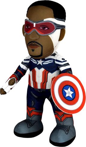 Bleacher Creatures Marvel Captain America 10" Plush Figure - Falcon Cap Superheroes for Play and Display in Kuwait