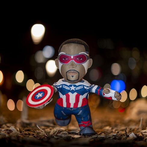 Bleacher Creatures Marvel Captain America 10" Plush Figure - Falcon Cap Superheroes for Play and Display in Kuwait