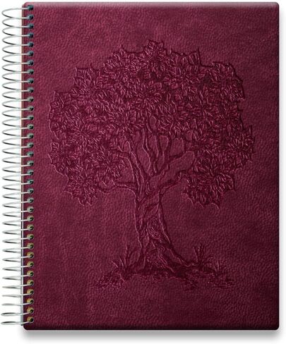 Tools4Wisdom Planner 2025-2026 - April 2025-2026 Calendar - 8.5x11 Inch Hardcover - Monthly Weekly Daily Planner - A5J6 - Cherry Tree in Saudi Arabia