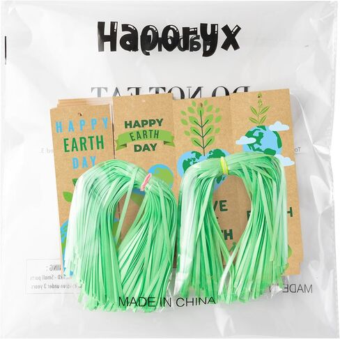 جوائز اليوم Haooryx Earth Day Gownoard - 240pcs حفظ الأرض إعادة تدوير Kraft Paper Papbon Mark in Kuwait