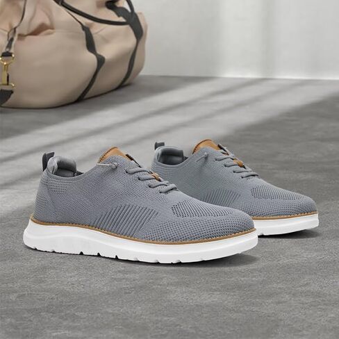 Mens Oxfords Casual Fashion Slip on Shoes Dress Business Sneakers Mesh Work Comfortable Lightweight Soft Sole in Kuwait