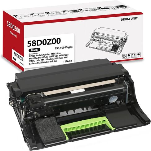 55B0ZA0 Imaging Unit Compatible 55B0ZA0 Black Drum Unit Replacement for Lexmark MS331 MS331dn MS431dn MX331adn MX431adn B3340dw B3442dw MB3442adw XM1342 M1342 MB3442i Printer (1-Pack) in Saudi Arabia