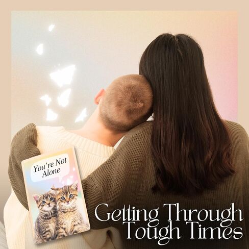 CATCHYOURDREAMS Cats for Comfort - 50 Inspirational Affirmations and Positive Activities for Healing and Peace - Stress Relief and Mindfulness Grief Cat Bereavement Sympathy Gift for Women in Saudi Arabia