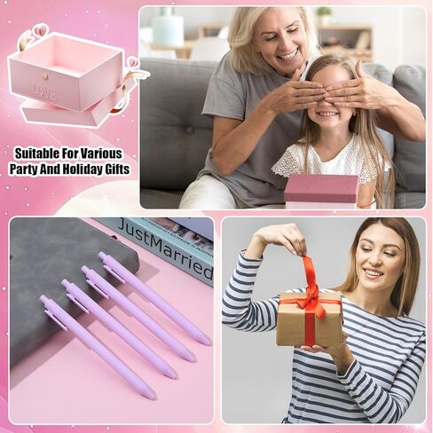 100 PCS Proper Pens Bens ، 1.0 mm Pink Click Pens ، Recortable Contrate Crinting Point Point Plat in Kuwait