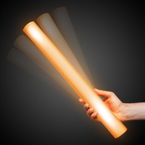 LED Foam Sticks - 12 Pack, 16-Inch, 3 Light-Up Modes for Mardi Gras & St Patricks Day (Green) in Saudi Arabia