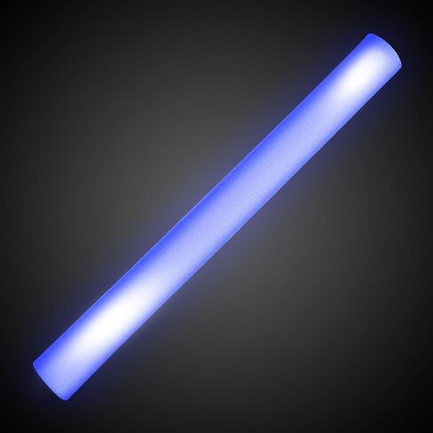 LED Foam Sticks - 12 Pack, 16-Inch, 3 Light-Up Modes for Mardi Gras & St Patricks Day (Green) in Kuwait