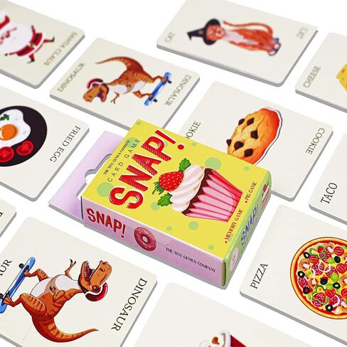 TGC Snap Cards, 3 in 1 Card Games for Kids, 3 Decks, Educational Memory Match & Creativity Game for Ages 5 & up, 52 Snap Cards for Encourages Imagination & Homeschool in Saudi Arabia