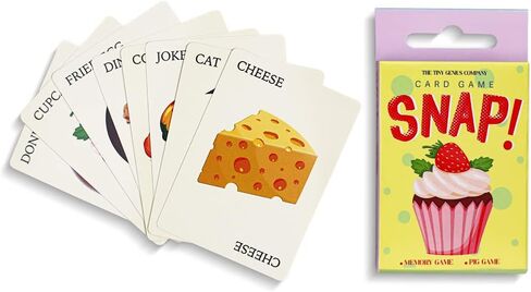 TGC Snap Cards, 3 in 1 Card Games for Kids, 3 Decks, Educational Memory Match & Creativity Game for Ages 5 & up, 52 Snap Cards for Encourages Imagination & Homeschool in Saudi Arabia