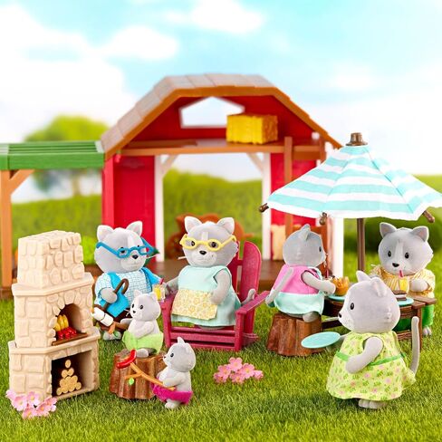 Li’l Woodzeez – Toy Patio – Doll Furniture – Playhouse Accessories – Playset for Kids – 3 Years + – Outdoor Patio Set in Saudi Arabia