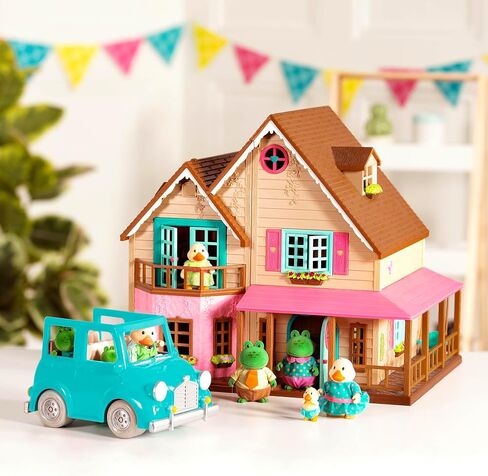 Li’l Woodzeez – Toy Patio – Doll Furniture – Playhouse Accessories – Playset for Kids – 3 Years + – Outdoor Patio Set in Kuwait