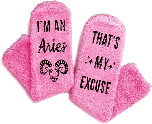 HAPPYPOP Funny Capricorn Zodiac Gifts for Women - Astrology Constellation Horoscope Gifts Teen Girls, Capricorn Socks, December January Birthday Gifts in Saudi Arabia