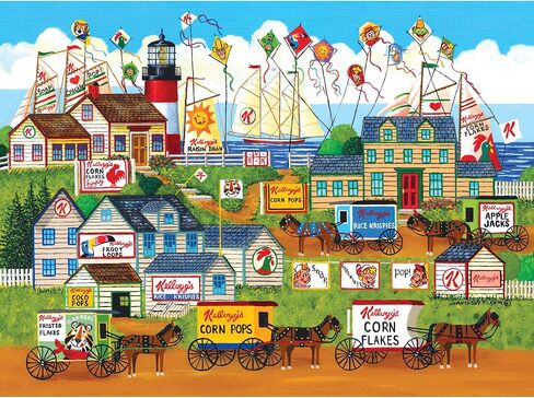 RoseArt - Kellogg's - Cereal Favorites - 1000 Piece Jigsaw Puzzles for Adults in Kuwait