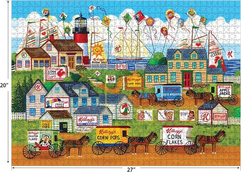 RoseArt - Kellogg's - Cereal Favorites - 1000 Piece Jigsaw Puzzles for Adults in Kuwait