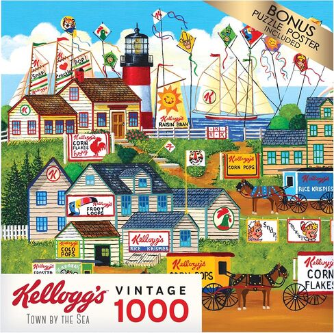RoseArt - Kellogg's - Cereal Favorites - 1000 Piece Jigsaw Puzzles for Adults in Kuwait