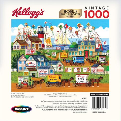 RoseArt - Kellogg's - Cereal Favorites - 1000 Piece Jigsaw Puzzles for Adults in Kuwait