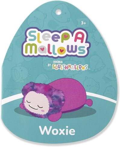 Squishmallows Original 12in Woxie The Magenta Bigfoot Sleepamallows – Official Jazwares Plush (Medium-Sized) in Saudi Arabia