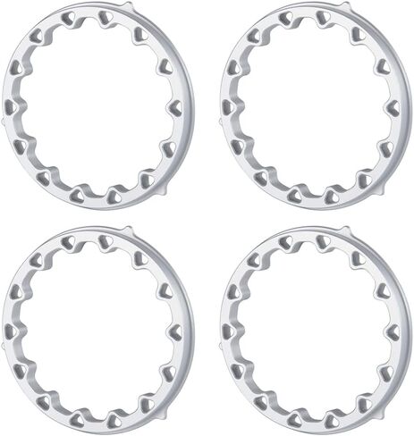 4pcs عجلات استبدال الألومنيوم 2.2 "حلقة Beadlock لـ 1/10 محورية Wraith SCX10 D90 Wraith 90048 TRX4 TRX6 (Blue-B) in Kuwait
