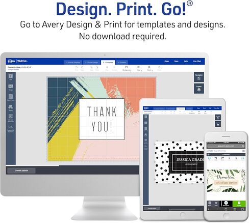 بطاقات خيمة قابلة للطباعة Avery ، 3.5 "× 11" ، أبيض مع حدود منقوشة ، 50 بطاقات مكان فارغة لليزر وحبر النبر (5309) in Saudi Arabia
