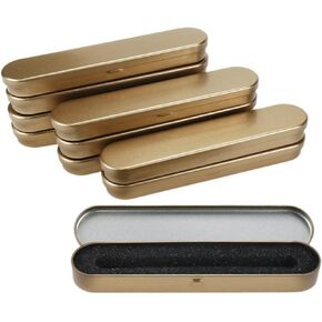 LC LICTOP GOLD PENCIL BOXES Ballpoint PEN BEAL مع مجموعة مجموعة الحالات الفارغة الفارغة