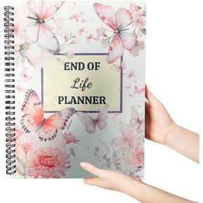 End Of Life Planner, If I Die Binder Important Document Organizer, Guided Final Arrangement When I’m Gone Notebook, 8.5" X 11"
