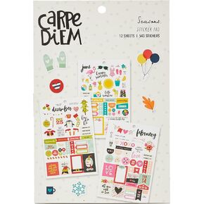 Carpe Diem 7974 Planner Essentials Seasons Sticker Tablet