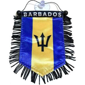 Barbados flag for Car Accessories Home Wall Door Window Decoration Banners (Bar Solo)