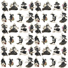 Youdiyla 40Pcs Alloy Dripping Oil Bull Head Series Pendant Jewelry Making DIY Keychain Earrings Pendant Various Design Charms for Jewelry Making Bracelets Necklace (SN793) in Kuwait