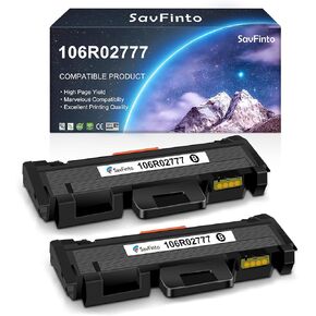 106R02777 Toner Cartridge Replacement for Xerox 106R02777 106R02775 Work with WorkCentre 3215 3215NI 3225 3225DNI Phaser 3260 3260DI 3260DNI 3052 Printer (3,000 Pages, Black, 2-Pack)