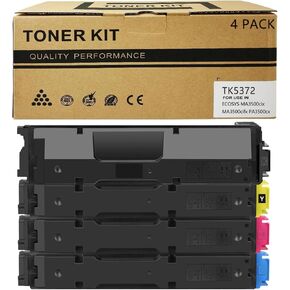 TK5372 Toner Compatible for Kyocera TK-5372 TK5372K TK5372C TK5372M TK5372Y Toner Compatible for Kyocera ECOSYS MA3500cix MA3500cifx PA3500cx Printer Toner