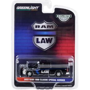 Greenlight 1:64 2022 Ram 1500 Classic Special Service - Ram Law 30411 [Shipping from Canada]