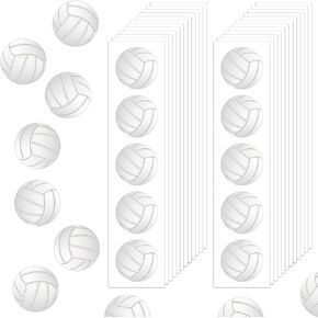 120 Pcs Volleyball Stickers Vinyl, Volleyball Stickers for Water Bottle Teen Girls Boys, Sports Ball Decals Waterproof for Volleyball Sports Party Favor Supply Reward Pride Planner Calendar DIY Craft