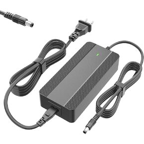 54.6V 2A Electric Bike Charger for 48V 13S Lithium Battery,Electric Scooter Charger for Razor, Jetson, Voyage,gotrax, ninebot 5.5mm Connector