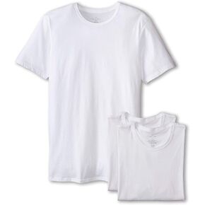 Calvin Klein Men's Cotton Crew Neck Classic Fit T-Shirts 3 Pack (B(NP2205-001)/W, Large)