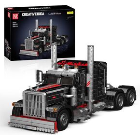 Mould King 10037 Heavy Duty Tow Truck Building Set, Road Trailer Building Blocks Kit, Car Model Toys for Kids/Adult/Vehicle Enthusiasts(1797 Pieces)