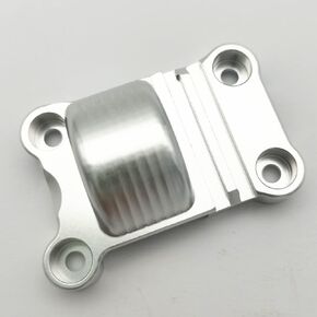 Aluminum Rear Gear Cover - 1PC Silver for Traxxas 1/5 X-MAXX XMAXX 6S 8S 7787