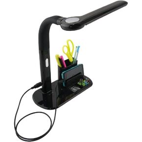 OttLite LED Pivoting Bankers Lamp with USB Charging Port