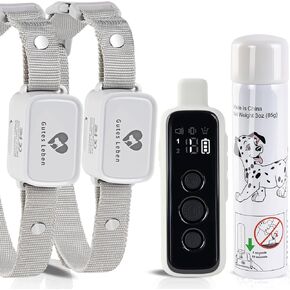 Citronella Dog Training Collar with Remote, 3 Modes Spray/Vibration/Beep, Humane Citronella Bark Collar, Rechargeable Safe 1000ft Range Spray Anti Barking Dog Collar【Can't Work Automatically】