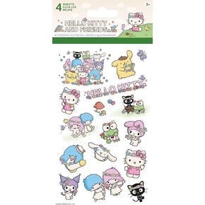 Sanrio - Hello Kitty and Friends - Nature-Standard 4 Sheet Stickers Standard Stickers - 4 Sheet