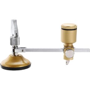 القاطع الزجاجي الدائري Harfington 1.4 "-4.3" قطر القطع القابلة للتعديل القابلة للتعديل قطع الزجاج الدائري مع دبابة زيت كوب الشفط لقطع بلاط السيراميك الزجاجي ، نغمة الذهب in Kuwait