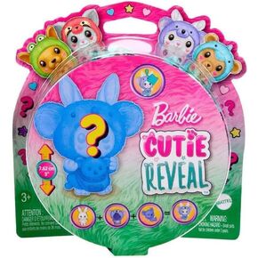 Barbie Cutie تكشف عن الحيوانات الأليفة والملحقات ذات الأزياء الحيوانية مع 5 مفاجآت بما في ذلك Mini Pet ، وتغيير اللون ومقطع ، HRK32