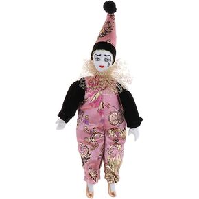 Clown Doll Clown Man Doll Halloween Decoration for Christmas, Birthday Gift 9inch - B