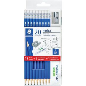 STAEDTLER Norica Pencil, Eraser, Sharpener Pack